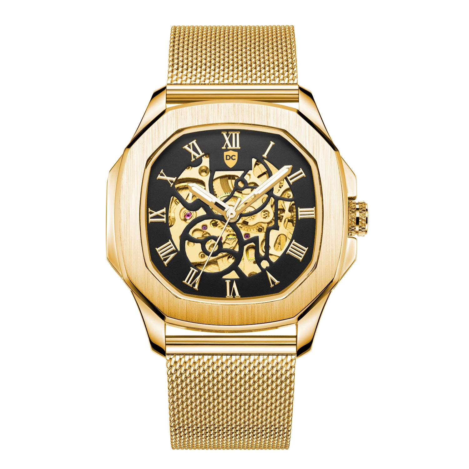 Gold Skeleton Watch - Automatic Watch -  - Daniel Christian Watches